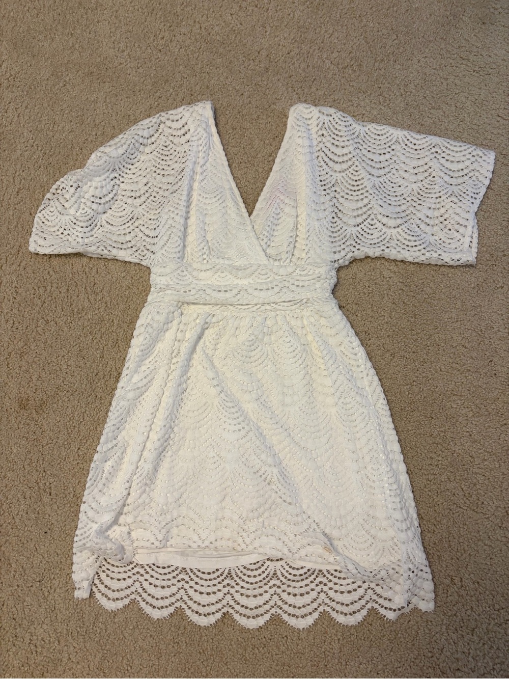 Lilly Pulitzer White Lace Mini Dress